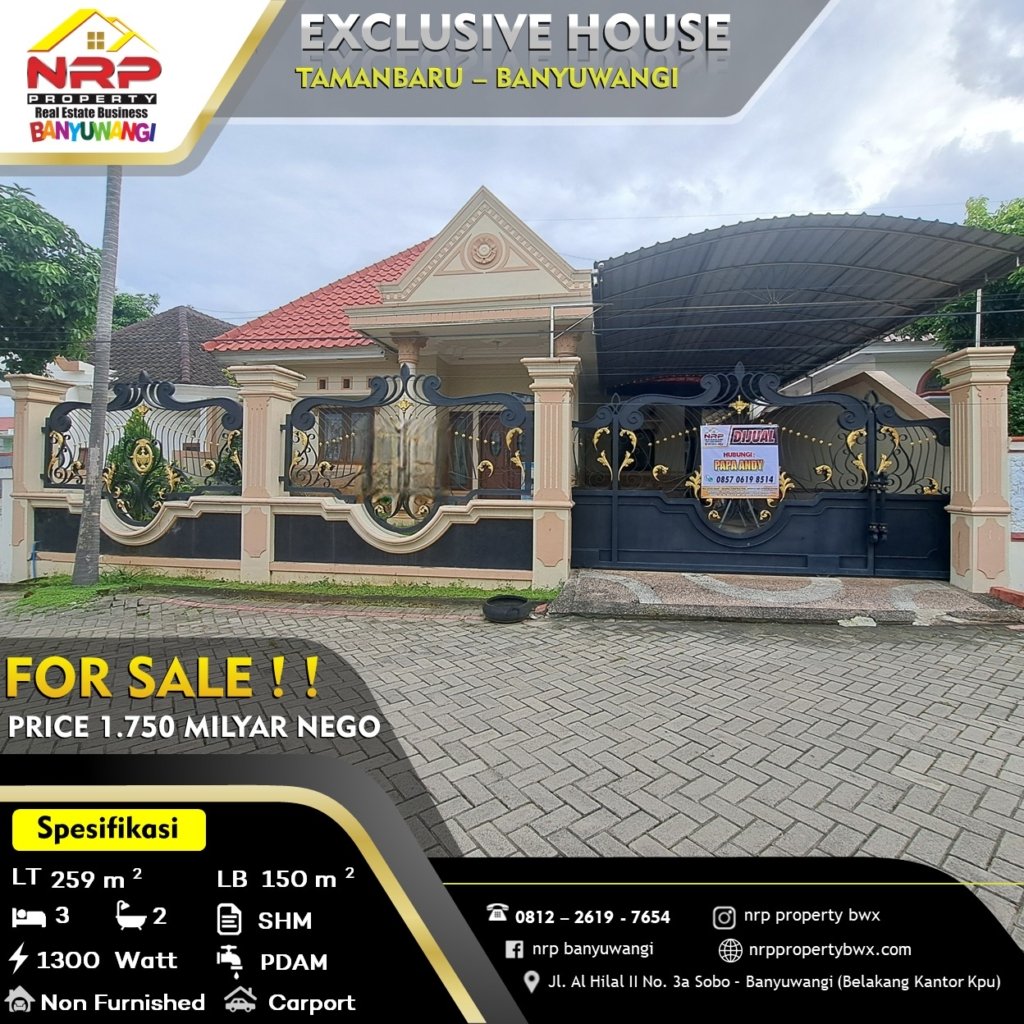 Rumah dijual di Banyuwangi Facebook