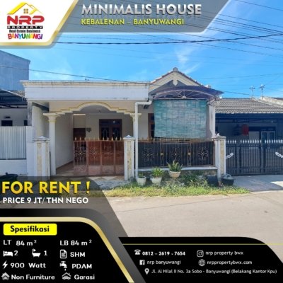 rumah dikontrakkan kebalenan banyuwangi baru