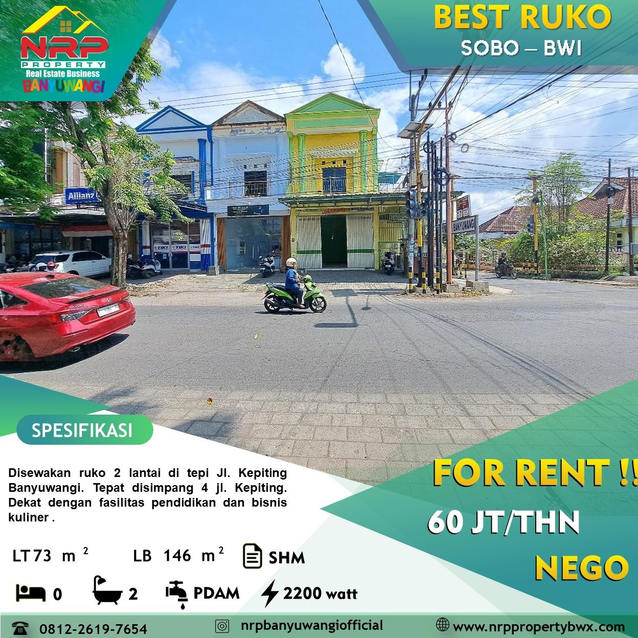 harga sewa ruko banyuwangi