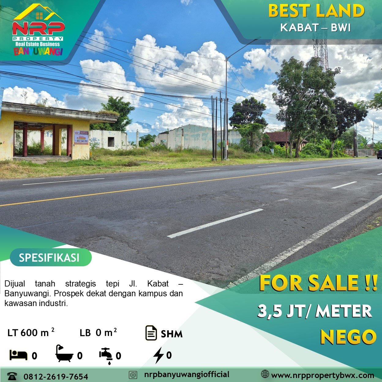 tanah pinggir jalan banyuwangi