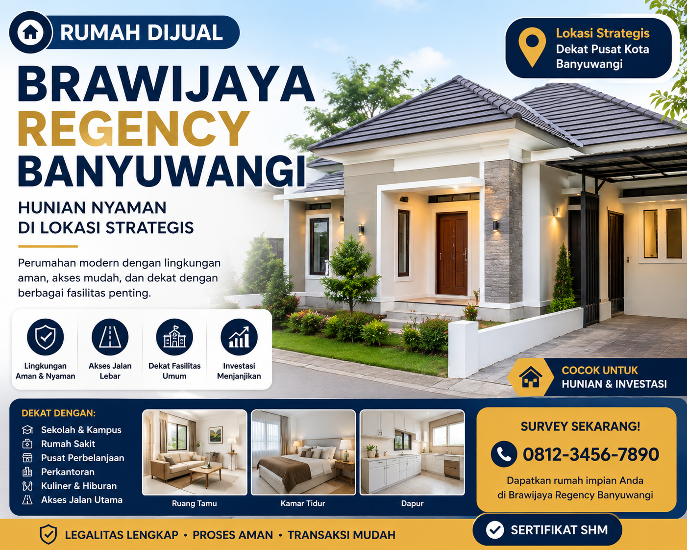 Rumah dijual brawijaya regency banyuwangi